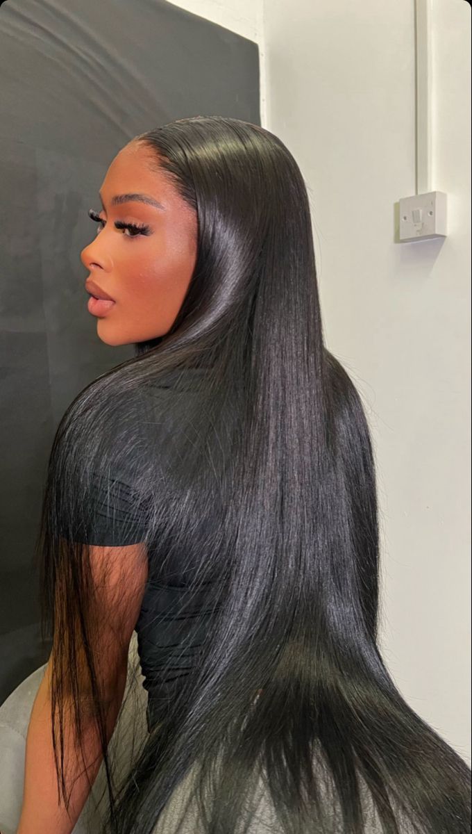 Glueless Straight 13x4 HD Lace Front Wig Pre Plucked