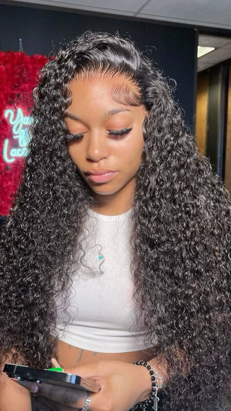 Hairneetc Deepwave Wig / 180 Density13x4 / HD Lace Front Wig / Ready To Wear/ Glueless Wig