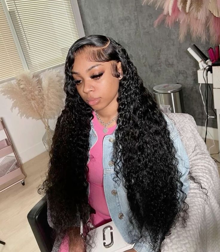 Hairneetc Deepwave Wig / 180 Density13x4 / HD Lace Front Wig / Ready To Wear/ Glueless Wig