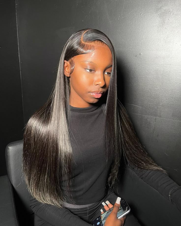 Glueless Straight 13x4 HD Lace Front Wig Pre Plucked