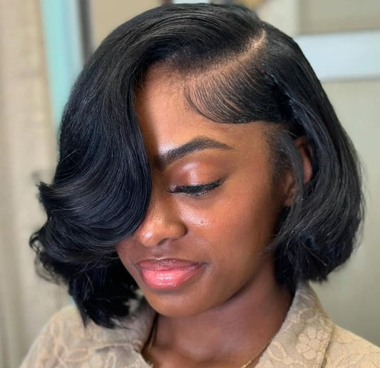Hairneetc /  5x5 HD Lace Pre Cut Glueless Wig / Wear And Go