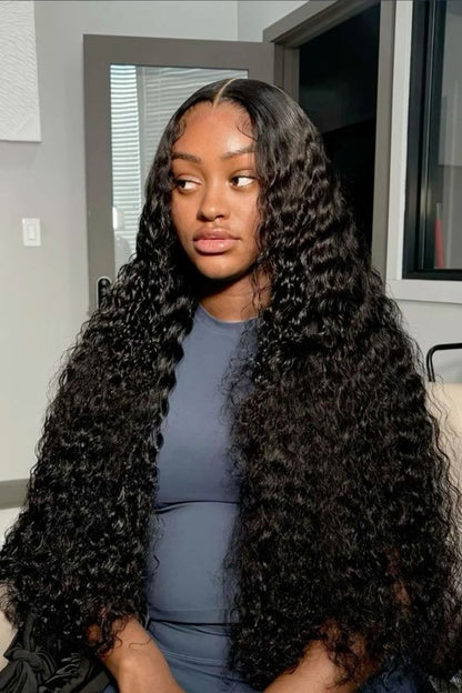 Hairneetc Deepwave Wig / 180 Density13x4 / HD Lace Front Wig / Ready To Wear/ Glueless Wig